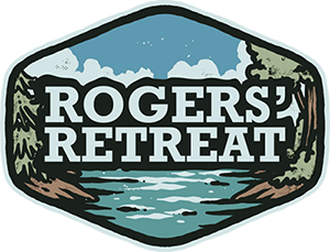 Roger's Retreat full color badge logo